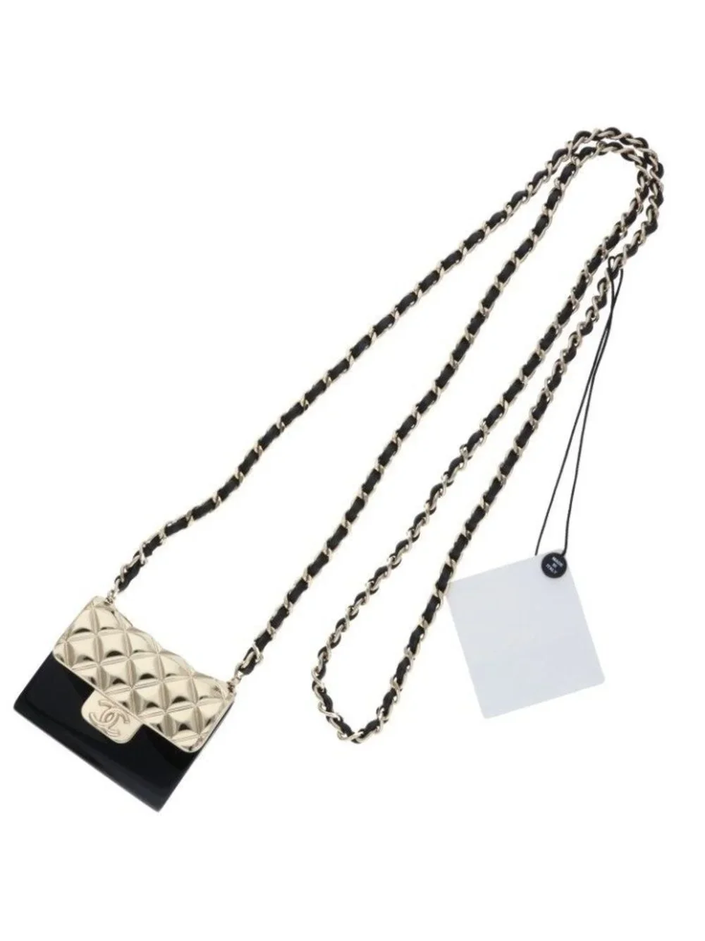 Chanel Quilted Motif Necklace